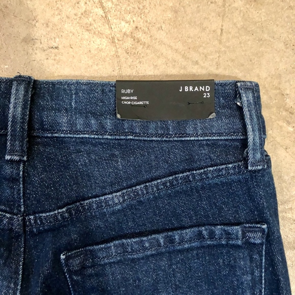 J Brand Bleach Dyed High Rise Skinny Stretch NWT - Picture 5 of 12